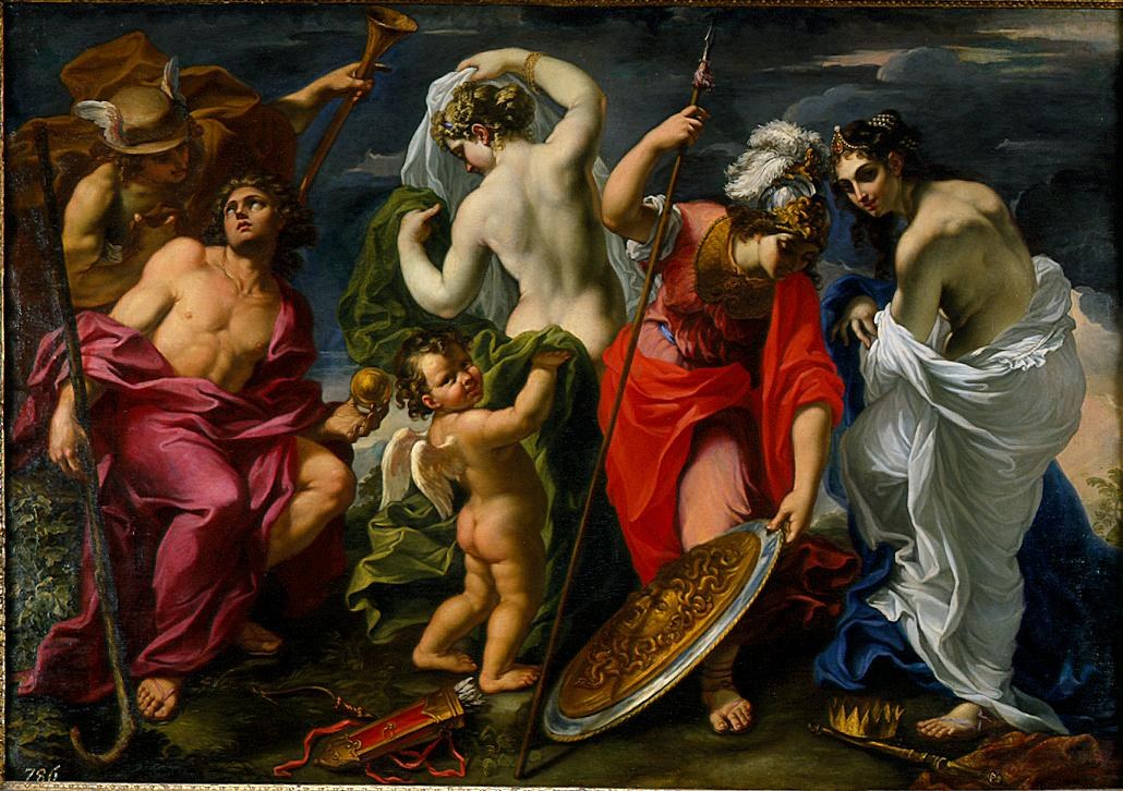 Unknown Artist the Judgement of Paris by Lodovico David